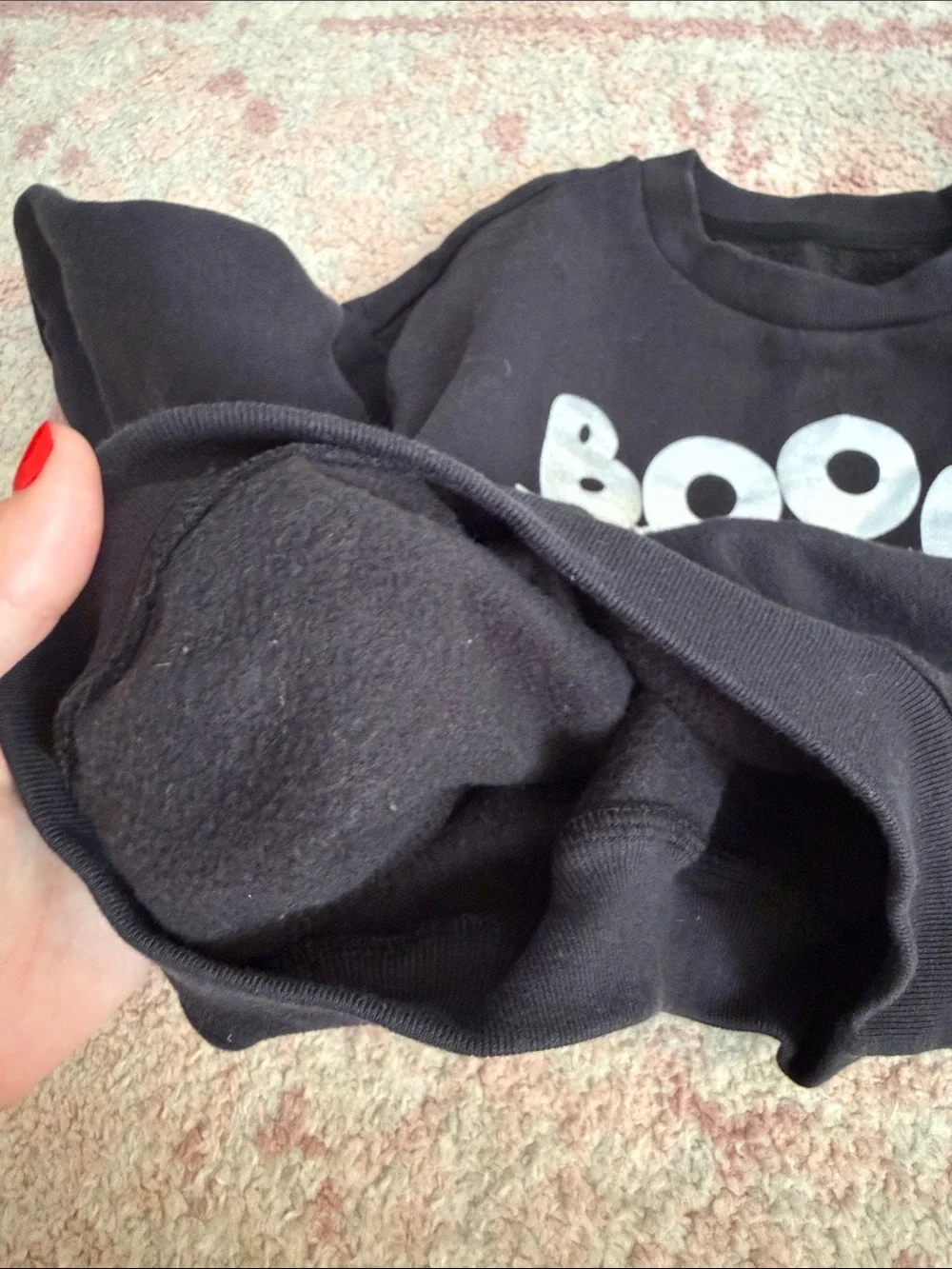 Gap Kids Black 'Booey' Bluey Halloween Sweatshirt - Size 4